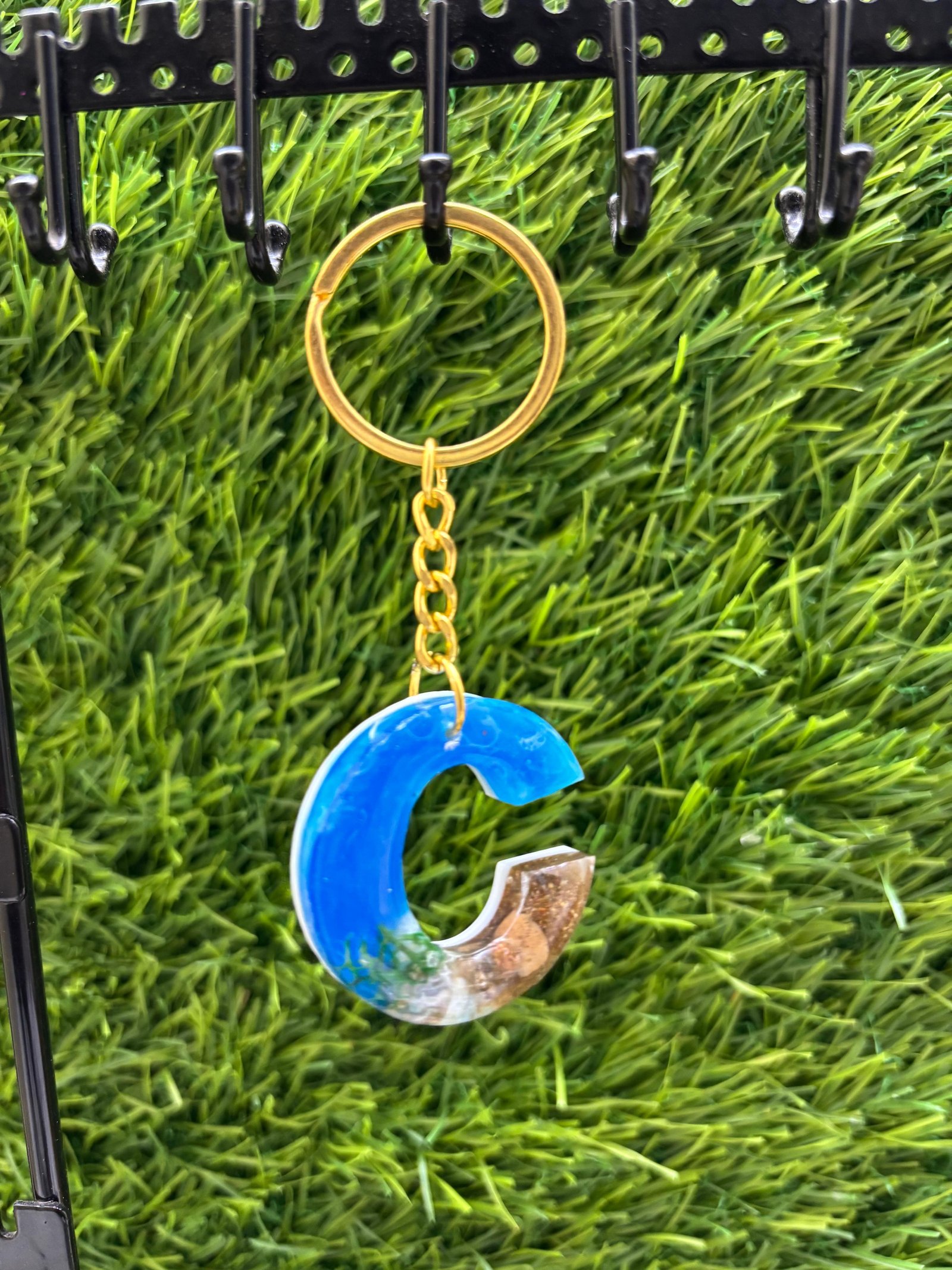 Resin Ocean Theme Keychain